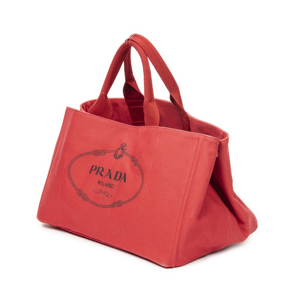 Prada Large Canapa Tote - Picture 2 of 8
